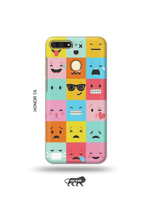tweakymod designer printed hard case | emojies back cover compatible with honor 7a - 19075705 - Very Small Image - 1