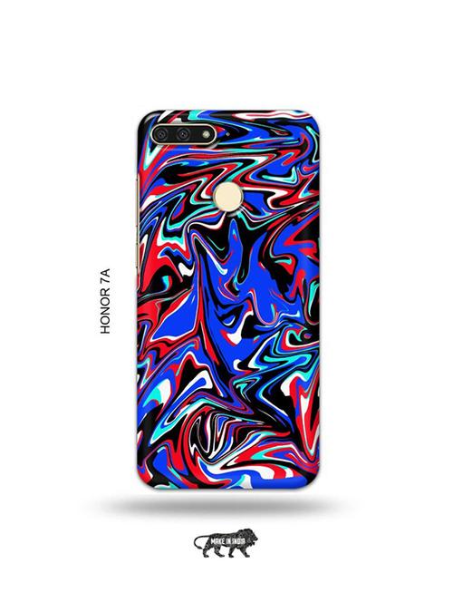 tweakymod designer printed hard case | messy colour black back cover compatible with honor 7a - 19075740 - Very Small Image - 1