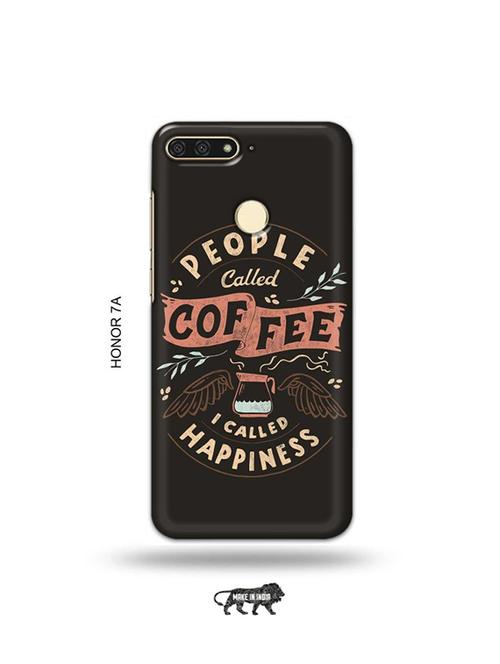 tweakymod designer printed hard case | people coffee hapiness back cover compatible with honor 7a - 19075756 - Very Small Image - 1