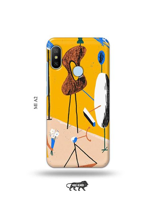 tribal art back cover compatible with mi a2 - 19077621 - Very Small Image - 1