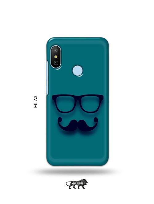 tweakymod designer printed hard case | mustache back cover compatible with mi a2 - 19077771 - Very Small Image - 1