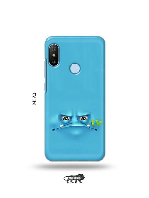tweakymod designer printed hard case | angry face back cover compatible with mi a2 - 19077786 - Very Small Image - 1
