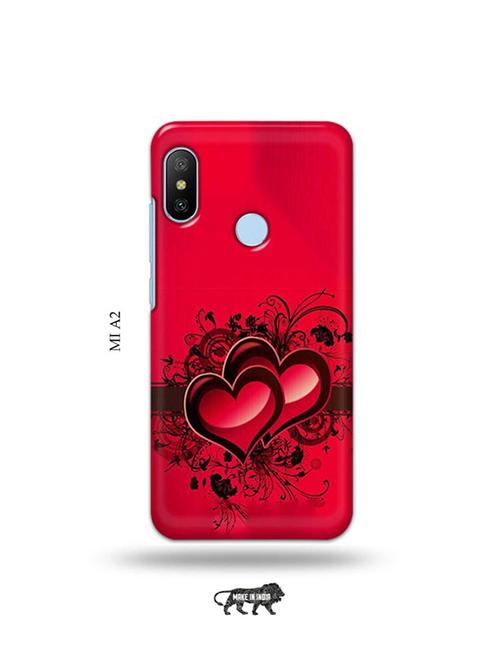 tweakymod designer printed hard case | love design back cover compatible with mi a2 - 19077890 - Very Small Image - 1