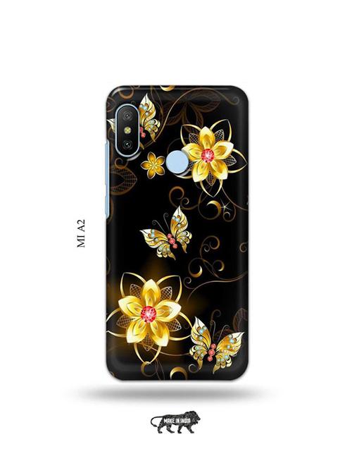 flowers back cover compatible with mi a2 - 19077906 - Very Small Image - 1