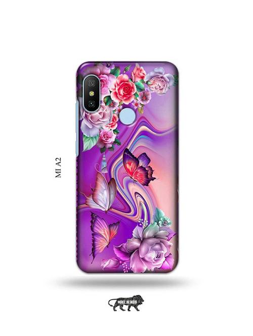 tweakymod designer printed hard case | flowers back cover compatible with mi a2 - 19077907 - Very Small Image - 1