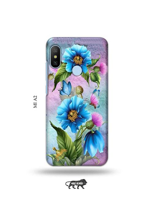 tweakymod designer printed hard case | floral back cover compatible with mi a2 - 19077908 - Very Small Image - 1