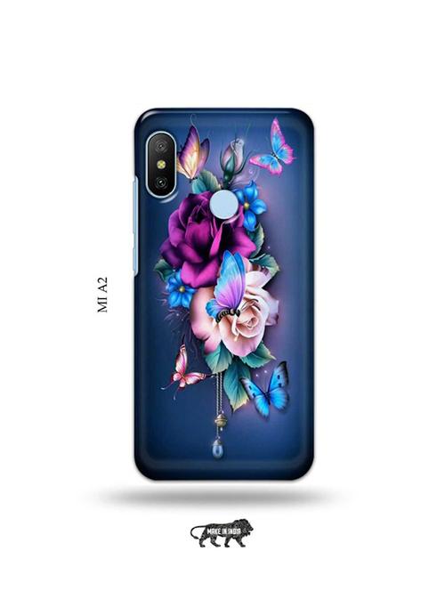 tweakymod designer printed hard case | flowers back cover compatible with mi a2 - 19077910 - Very Small Image - 1