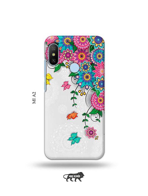 tweakymod designer printed hard case | flowers back cover compatible with mi a2 - 19077918 - Very Small Image - 1