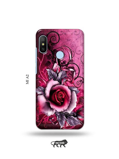 tweakymod designer printed hard case | flowers back cover compatible with mi a2 - 19077919 - Very Small Image - 1