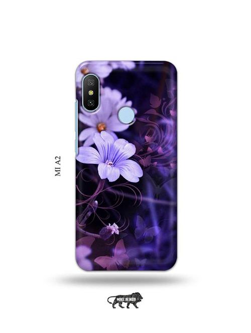 flowers back cover compatible with mi a2 - 19077920 - Very Small Image - 1