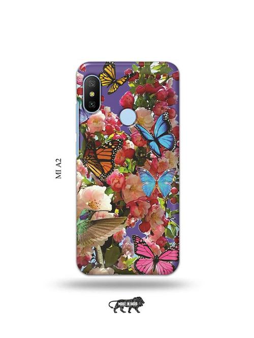 flowers back cover compatible with mi a2 - 19077928 - Very Small Image - 1