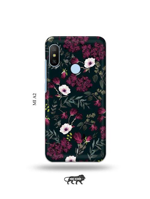 tweakymod designer printed hard case | flowers back cover compatible with mi a2 - 19077933 - Very Small Image - 1