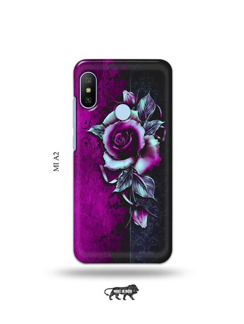 flowers back cover compatible with mi a2 - 19077940 - Very Small Image - 1