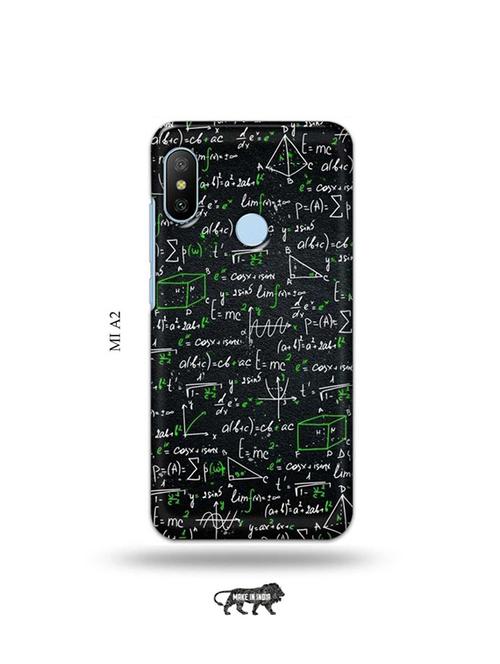 tweakymod designer printed hard case | nerdy maths back cover compatible with mi a2 - 19077955 - Very Small Image - 1