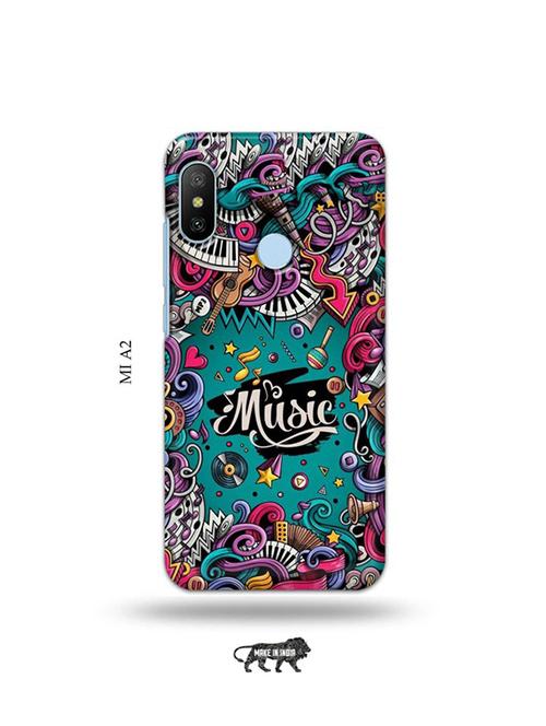 tweakymod designer printed hard case | music back cover compatible with mi a2 - 19077964 - Very Small Image - 1