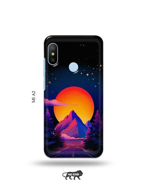 tweakymod designer printed hard case | mountain back cover compatible with mi a2 - 19077976 - Very Small Image - 1