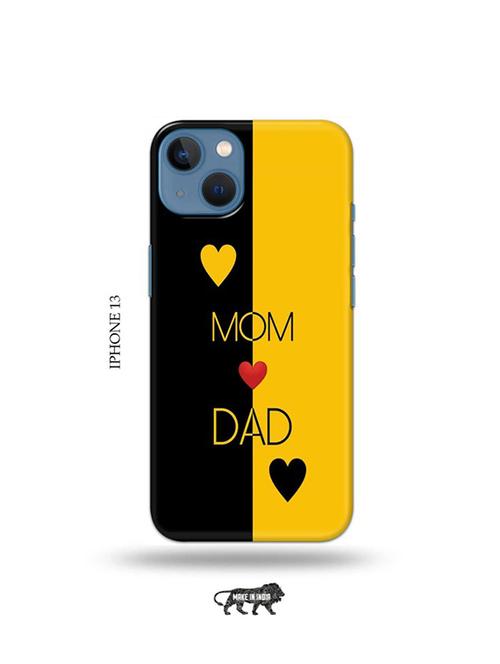 tweakymod designer printed hard case | mom dad back cover compatible with iphone 13 - 19077989 - Very Small Image - 1