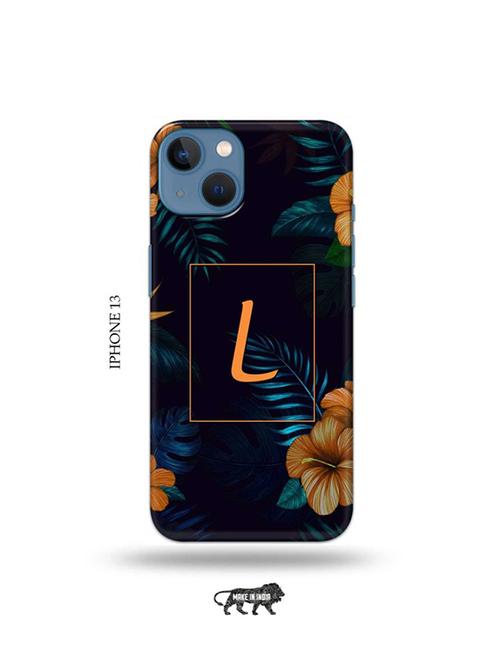 tweakymod designer printed hard case | floral l back cover compatible with iphone 13 - 19078062 - Very Small Image - 1