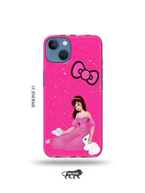 tweakymod designer printed hard case | cute girl back cover compatible with iphone 13 - 19078082 - Very Small Image - 1