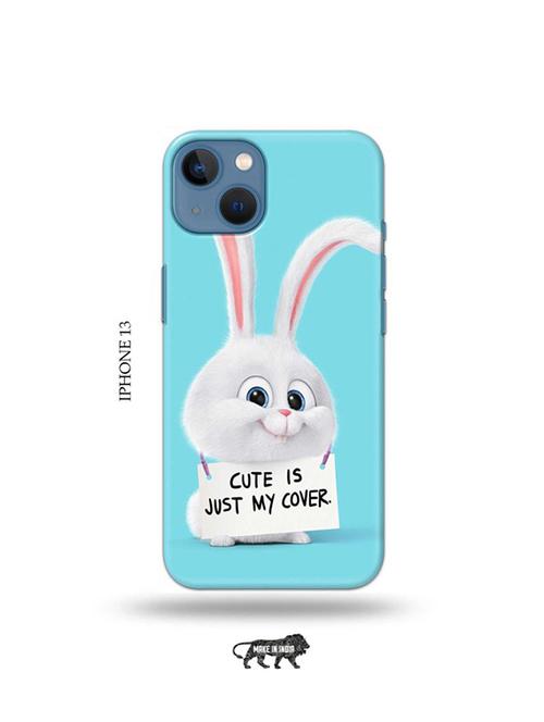 tweakymod designer printed hard case | cute is my cover back cover compatible with iphone 13 - 19078083 - Very Small Image - 1