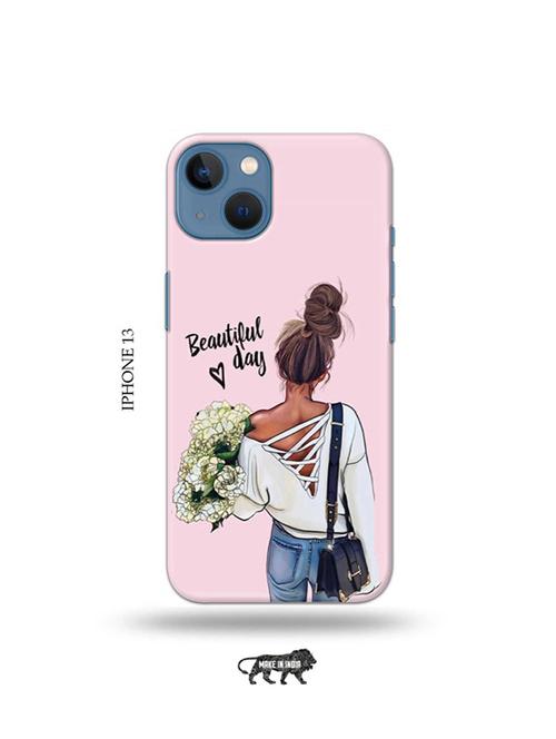 tweakymod designer printed hard case | beautiful day back cover compatible with iphone 13 - 19078089 - Very Small Image - 1