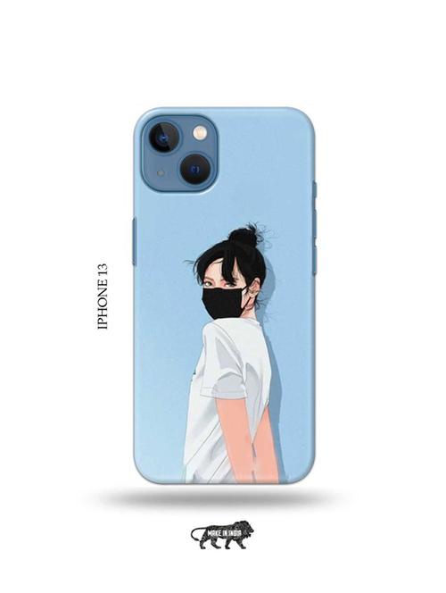 tweakymod designer printed hard case | musk up girl back cover compatible with iphone 13 - 19078103 - Very Small Image - 1