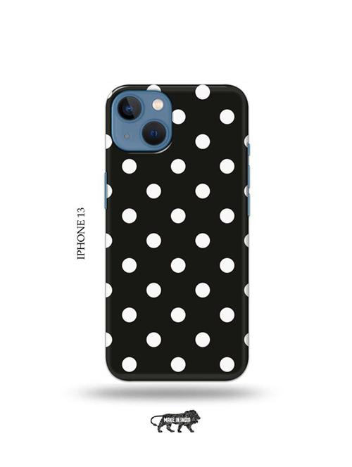 tweakymod designer printed hard case | polka dots back cover compatible with iphone 13 - 19078137 - Very Small Image - 1
