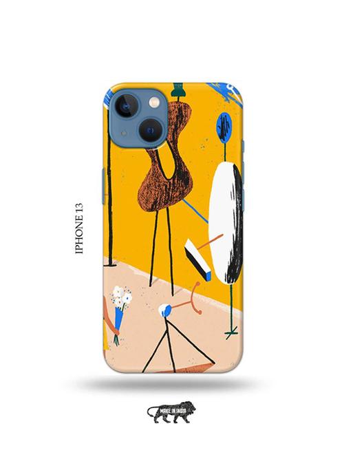 tweakymod designer printed hard case | tribal art back cover compatible with iphone 13 - 19078152 - Very Small Image - 1
