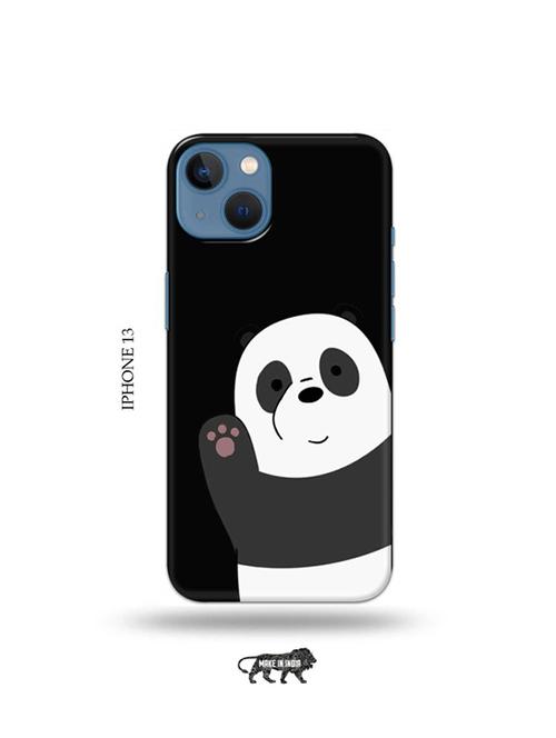 tweakymod designer printed hard case | hello panda back cover compatible with iphone 13 - 19078158 - Very Small Image - 1