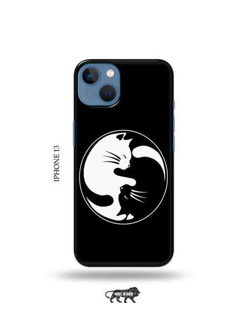 tweakymod designer printed hard case | ninja cat back cover compatible with iphone 13 - 19078171 - Very Small Image - 1