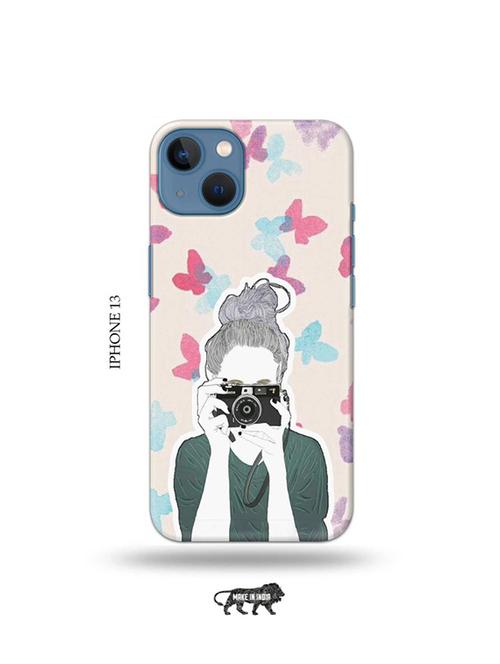 camera buff girl back cover compatible with iphone 13 - 19078278 - Very Small Image - 1