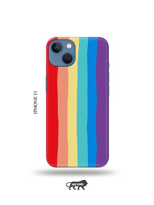rainbow colour back cover compatible with iphone 13 - 19078311 - Very Small Image - 1