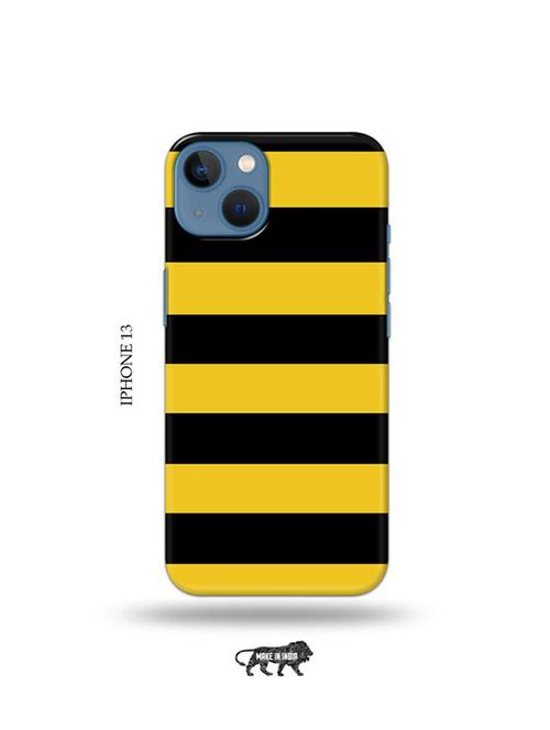 yellow strips back cover compatible with iphone 13 - 19078334 - Very Small Image - 1
