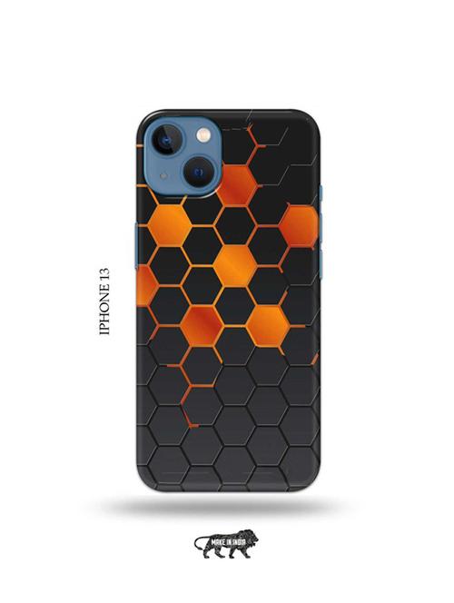 orange honey combs back cover compatible with iphone 13 - 19078347 - Very Small Image - 1