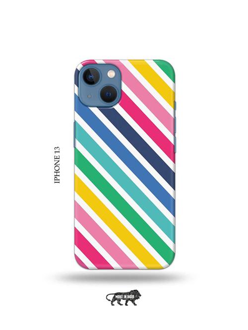 diagonal strips back cover compatible with iphone 13 - 19078351 - Very Small Image - 1