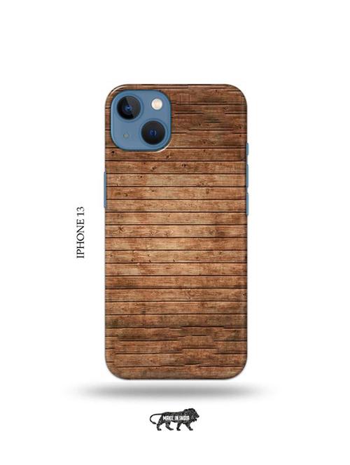 tweakymod designer printed hard case | wooden strips back cover compatible with iphone 13 - 19078393 - Very Small Image - 1