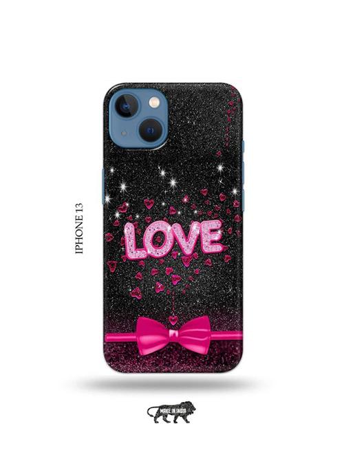 tweakymod designer printed hard case | love back cover compatible with iphone 13 - 19078396 - Very Small Image - 1