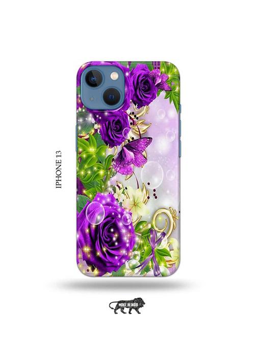 tweakymod designer printed hard case | flowers back cover compatible with iphone 13 - 19078430 - Very Small Image - 1