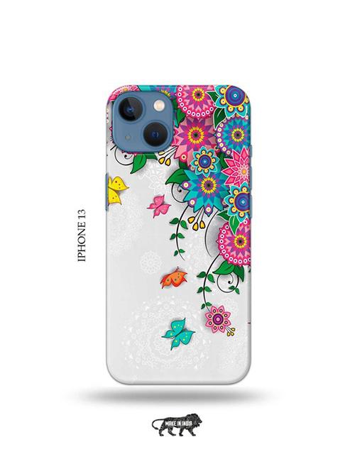 tweakymod designer printed hard case | flowers back cover compatible with iphone 13 - 19078437 - Very Small Image - 1