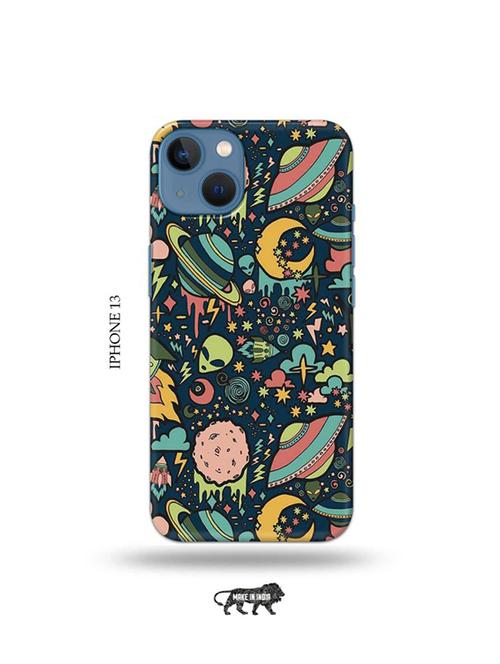 tweakymod designer printed hard case | ufo dope back cover compatible with iphone 13 - 19078483 - Very Small Image - 1