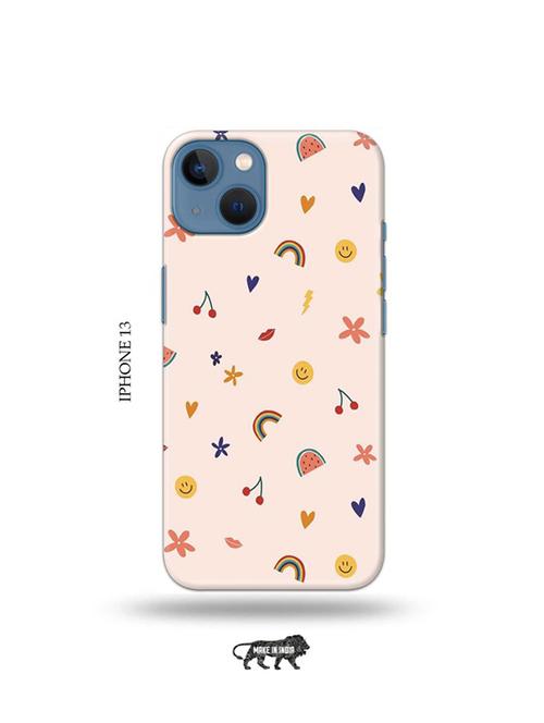tweakymod designer printed hard case | rainbow fruit back cover compatible with iphone 13 - 19078492 - Very Small Image - 1