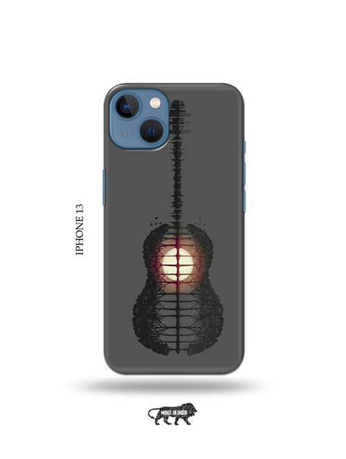 tweakymod designer printed hard case | nature guitar back cover compatible with iphone 13 - 19078503 - Very Small Image - 1