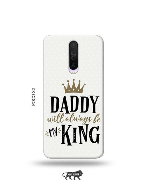 tweakymod designer printed hard case | daddy back cover compatible with poco x2 - 19078547 - Very Small Image - 1