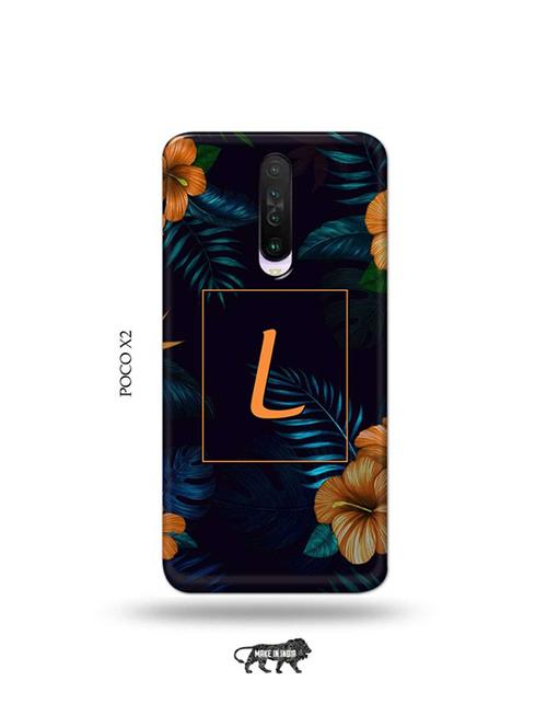 tweakymod designer printed hard case | floral l back cover compatible with poco x2 - 19078638 - Very Small Image - 1