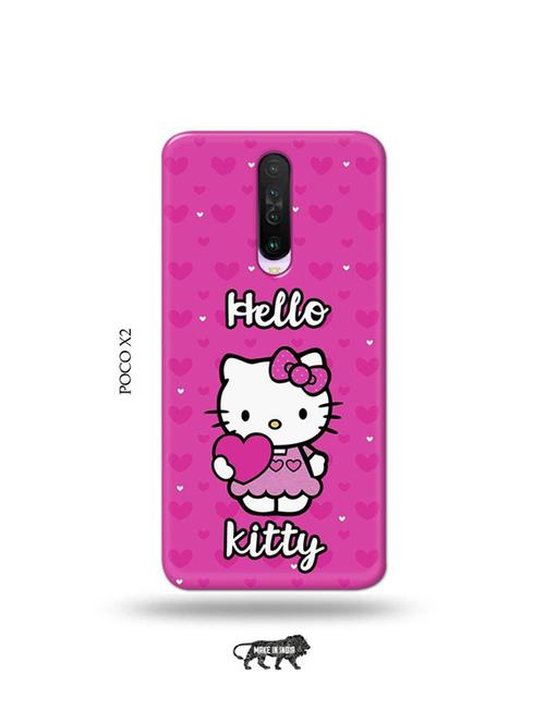 tweakymod designer printed hard case | hello kitty back cover compatible with poco x2 - 19078654 - Very Small Image - 1