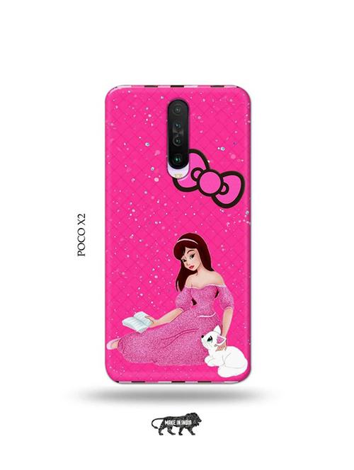 tweakymod designer printed hard case | cute girl back cover compatible with poco x2 - 19078658 - Very Small Image - 1
