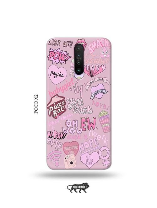 tweakymod designer printed hard case | baby girl back cover compatible with poco x2 - 19078662 - Very Small Image - 1