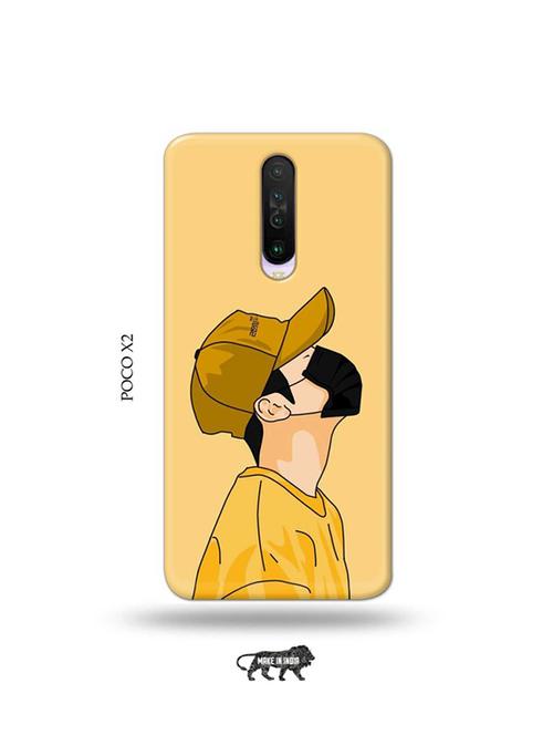 tweakymod designer printed hard case | mask up back cover compatible with poco x2 - 19078678 - Very Small Image - 1