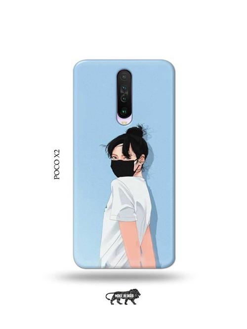 tweakymod designer printed hard case | musk up girl back cover compatible with poco x2 - 19078679 - Very Small Image - 1