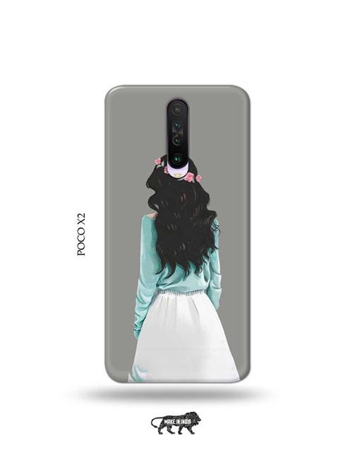 tweakymod designer printed hard case | tiara queen back cover compatible with poco x2 - 19078687 - Very Small Image - 1